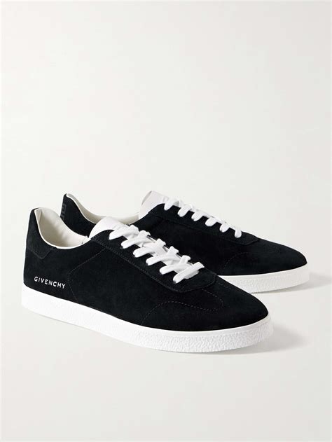 givenchy suede low-top sneaker beige|Town sneakers in suede .